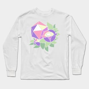 Pretty Poly Rose Genderfae Pride Long Sleeve T-Shirt